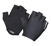 GripGrab Aerolite InsideGrip Professional Summer Cycling Gloves Unpadded Short Finger Anti-Slip Road-Bike TT Track Guantes Cortos Ciclismo, Unisex-Adult, Negro, M