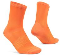 GripGrab Airflow Lightweight Calcetines de Ciclismo, Unisex Adulto, Naranja Neón, XS (35-38)