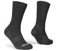 GripGrab Calcetines Aero Ciclismo FastStream Calcetines Ciclismo Aerodinámicos Bicicleta de Carretera Contrareloj Blanco Negro