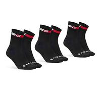 GripGrab Calcetines paquete de 3 pares Classic Regular Cut negro