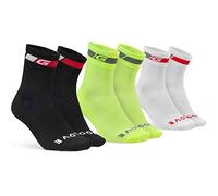 Gripgrab Calcetines Ciclismo Classic Regular Cut Verano Cortos Altura 12cm Bicicleta Carretera MTB Pack de 3
