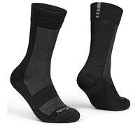 GripGrab Merino High Cut Winter Calcetines para ciclista M Negro
