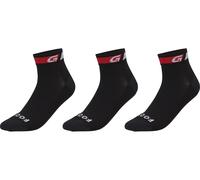 GripGrab Calcetines paquete de 3 pares Classic Low Cut negro 44-47