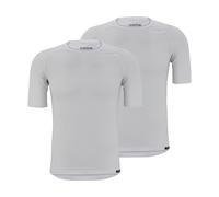 GripGrab Camiseta interior Ultralight Mesh Short Sleeve Base Layer paquete de 2 blanco M