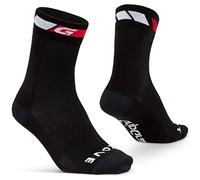 Gripgrab Classic High Cut Long Breathable Summer Cycling Socks Tall Pro Racing-Style Road Mountain-Bike Cross Gravel Calcetines Ciclismo, Unisex-Adult, Negro, EU 44-47