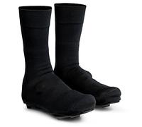 GripGrab Cubrezapatillas Flandrien Impermeables de Punto Ciclismo de Carretera Aislantes de Corte Alto, Adultos Unisex, Negro, XL (45/47)