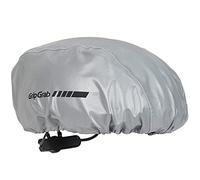 GripGrab Funda Impermeable Ciclismo Cubrecasco 360º Cortavientos Casco Bicicleta Alta Visibilidad, Adultos Unisex, Gris Reflectante, Talla única (14x32x23 cm)