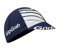 GripGrab Gorra Ciclismo Classic Estilo Retro de Algodón Unisex Bicicleta Carretera, MTB Y Gravel Negro, Blanco Y Azul