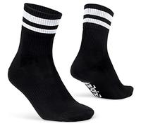 GripGrab Gripgrab Calcetines de Verano Original Crew de Estilo Retro 70s A Rayas Ciclismo Casual Transpirable Coolmax Unisex Calcetines ciclismo Unisex adulto (Pack de 1)