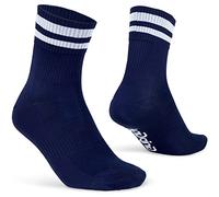 GripGrab Gripgrab Calcetines de Verano Original Crew de Estilo Retro 70s A Rayas Ciclismo Casual Transpirable Coolmax Unisex Calcetines ciclismo Unisex adulto (Pack de 1)