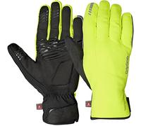 GripGrab Guantes de Ciclismo Polaris 2 de Invierno Impermeables Térmicos Cortavientos Acolchados Bicicleta Carretera MTB,Amarillo Neón,M