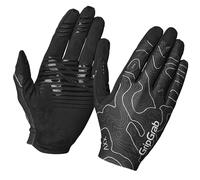 GripGrab Guantes de Ciclismo Rebel Largos Verano Palma de Gamuza Antideslizantes Bicicleta MTB Gravel Guantes Largos Ciclismo