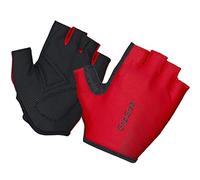 GripGrab Ciclismo Ride de Hombre MTB Carretera Gravel Bici Verano Cortos Guantes Sin Dedos con Acolchado de Nivel Iniciación, Unisex-Adultos, Rojo, Large