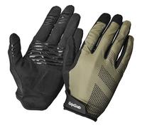 GripGrab Guantes de Ciclismo Ride Lite Largos Verano Acolchado Palma de Gamuza con Agarres de Silicona Antideslizantes Bicicleta MTB Gravel
