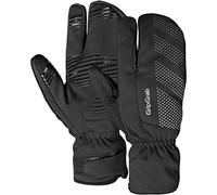 GripGrab Guantes de Ciclismo Ride Lobster Térmicos de Invierno Cortavientos Acolchado de Gel Frio Extremo 3 Dedos