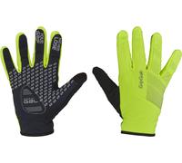 GripGrab Guantes de dedos completos Ride Hi-Vis Windproof Midseason amarillo XXL