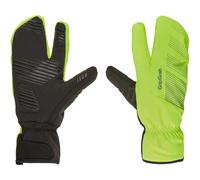 GripGrab Guantes de Ciclismo Ride Lobster Térmicos de Invierno Cortavientos Acolchado de Gel Frio Extremo 3 Dedos