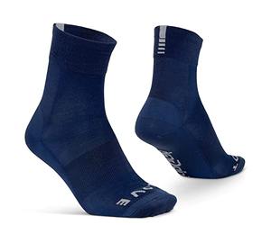 GripGrab Merino Wool Lightweight SL Soft Breathable Cycling Socks Everyday-Life & Sports Elegant Simple Style Black Navy-Blue Grey Calcetines Ciclismo, Unisex-Adult, Azúl Marino, S (38-41)