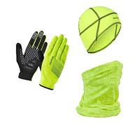 GripGrab Pack Esenciales Ciclismo Guantes Ride Cortavientos Ciclismo Térmicos Gorro Invierno y Braga de Cuello