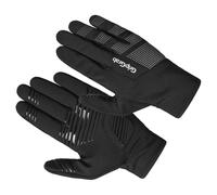 GripGrab Ride Windproof Midseason Padded Touchscreen Cycling Gloves Full Finger Breathable Bicycle Black Hiviz Winter - Guantes Ciclismo Invierno Unisex Adulto
