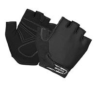 GripGrab X-Trainer Junior Kids Fingerless Padded Cycling Gloves for Children Short Finger Entry-Level Pull-Off Tabs Red Blue