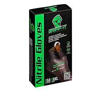 Gripp-It Guantes de nitrilo - Tamaño XXL - Negro - Caja dispensadora con 50 unidades