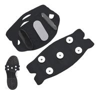 Gripper Spikes For Shoes - Manganese Steel Plate, 3 Inch External Traction Crampon, Weatherproof Outdoor Walking Component, Clear Polymer Fastener | Traction Tool For Ice & Snow