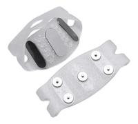 Gripper Spikes For Shoes - Transparent Anti-Slip Ice Cleats with Manganese Steel Nails | Invisible Traction For All Shoe Types On Snow & Ice