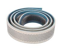 Gripper Strip for Rug Tufting | 1m Rubber Strip with Curved Steel Brush | Adjustable Cutting for Cross Stitch/Embroidery/DIY Projects | Sturdy & Multi - Purpose
