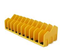 Gripping Tool Stand - Snipping Equipment Tray for Sorting | Heavy Metal Chassis plus Integrated Divider Pins & Non-Slip Base Pad for Chests, Cabinets, Workshops and Maintenance Suites