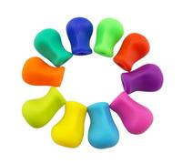 Grips para Lápices de Silicona,10 Pcs Grips para Lápices,Ayuda para Escribir con Lápiz,Adecuado para Corregir la Escritura los Niños y la Corrección la Postura del Lápiz Adura Lápizs Ergonómico.
