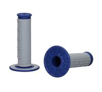 Grips Renthal Offroad Doble Capa Diamante Media Waffle Suave Gris/Azul
