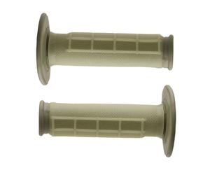 Grips Renthal Offroad Doble Capa Diamante Mitad Waffle Suave Kevlar Verde/Beige