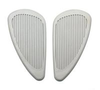 Grips Rodilla Laterales para Motocicleta para fácil Instala Grips(Gray) | Silicona de , para agarre seguro, instalación rápida sin herramientas, protege contra rayones, 2 unidades