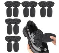 Grips Tacón de Zapato - 5 pares de almohadillas transpirables antideslizantes, protectores para zapatos de mujer - para botas de deporte, mocasines de trabajo de vestir casual para correr