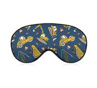 Grips Trucks and Bulldozers Sleep Eye Mask for Men Women Teens Kids Night Sleep Eye Shade Cover Comfort for Travel Yoga Nap