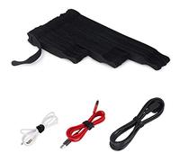 GripZz Bridas de Cable Reutilizables con Cierre - 10/15/20 cm - 60 Piezas Bridas de Cable Reutilizables - Bridas de Cable para la Oficina, Centros de Datos y el Hogar (Negro)