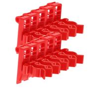 GRIRIW 10 Ganchos de Plástico Soporte Versátil Montado en Pared para Tablero Perforado Organizador para Espacio de Trabajo para Herramientas de Garaje y Automoción