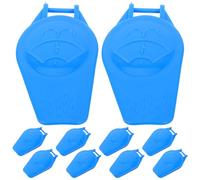 GRIRIW 10 Piezas Tapa de Depósito de Agua para Coche Compatible con Vehículos Cubierta para Tanque de Expansión del Radiador y Líquido Lavaparabrisas Sellado Hermético sin Fugas