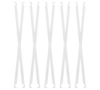 GRIRIW 10 Varillas de Metal para Sistema de Archivos Colgantes, Carga Fuerte y Ahorro de Espacio, Ideales para Oficinas Modernas y Espacios Contemporáneos