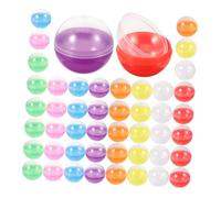 GRIRIW 100 piezas Bolas Transparentes Rellenables para Máquina Expendedora de Chicles Contenedores Pequeños Portátiles para Dulces y Juguetes Regalos para Fiestas y Celebraciones