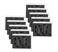 GRIRIW 10piezas Pegatinas De Atajos De Teclado para Laptop Guía De Removible para De Productividad Ordenadores y Laptops