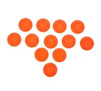 GRIRIW 12 Comederos para Cucarachas Naranja, Mini Cuencos Redondos de Plástico 3,4 Cm para Terrarios, Recipientes para Almacenar Agua y Alimento en Insectos Pequeños, Tazones Prácticos