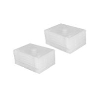 GRIRIW 12 Piezas Caja De CD Protectora para CD Joyero Transparente Caja De Joya Estuche Transparente para CD 2 Joyero Casos Dobles Joyero del Álbum El Plastico sobre DVD