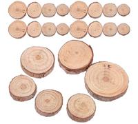 GRIRIW 120 Piezas de Madera Redondas para Manualidades DIY Estilo Rústico y Material Sintético Seguro para Decoración de Bodas y Tarjetas