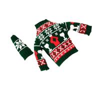GRIRIW 1juego Fundas De Navidad para Botellas De Vino De Suéter y Gorra De Decoraciones para Fiestas De Navidad para y Celebraciones De Fin De Año