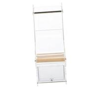 GRIRIW 1pieza Alimentador Automático De Aves Acrílico Transparente Comedero y Bebedero para Jardín para Canarios y Loros Fácil De Instalar Gran Capacidad para Alimento Mixto