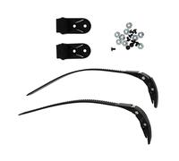 GRIRIW 2 Juegos Correas Duraderas para Patines con Hebillas y Tornillos Accesorios de Repuesto para Zapatos de Patinaje Línea Negro