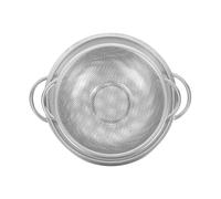 GRIRIW 2 piezas Colador Inoxidable con Asa Filtro de Fina para Drenar Pasta Verduras y Frutas para Cocinas