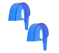 GRIRIW 2 Piezas Cubierta de Cadena para Bicicleta de Plástico Azul